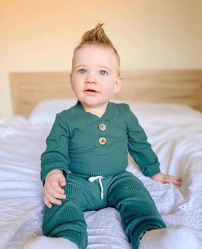 Bmnmsl Newborn Baby Boy Fall Clothes 3 6 12 18 24 Months Outfits Long Sleeve - Image 2