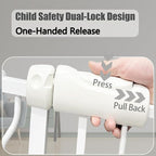 Heavy Duty Baby & Dog Safety Gate, Extra Wide 85.8-90.5 Inch, Tension Mounted - Image 4