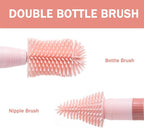 Travel Bottle Brush, 6-in-1 Portable Travel Bottle Cleaner Kit - Image 4