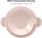 3 Pack Baby Bowls with Suction and 3 Pack Baby Spoons, BPA Free, Silicone Baby - Image 6