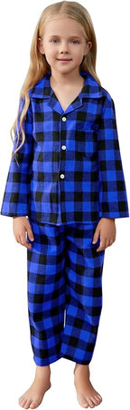 QZH.DUAO Matching Family Christmas Pajamas Set Long Sleeve Holiday Warm - Image 4