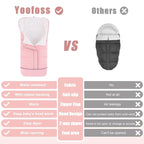 Yoofoss Stroller Cover for Winter, Toddler Stroller Footmuff Universal for Most - Image 5