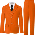 Boys Suit for Kids Teens Formal 5 Piece Tuxedo Suit Set by Lycody