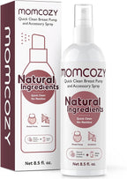 Momcozy Portable Breast Pump Cleaning Spray, Effective Milk Fat Removal & by Momcozy