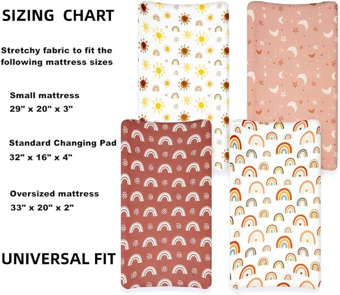4 Pack Boho Nursery Sheets - Image 7