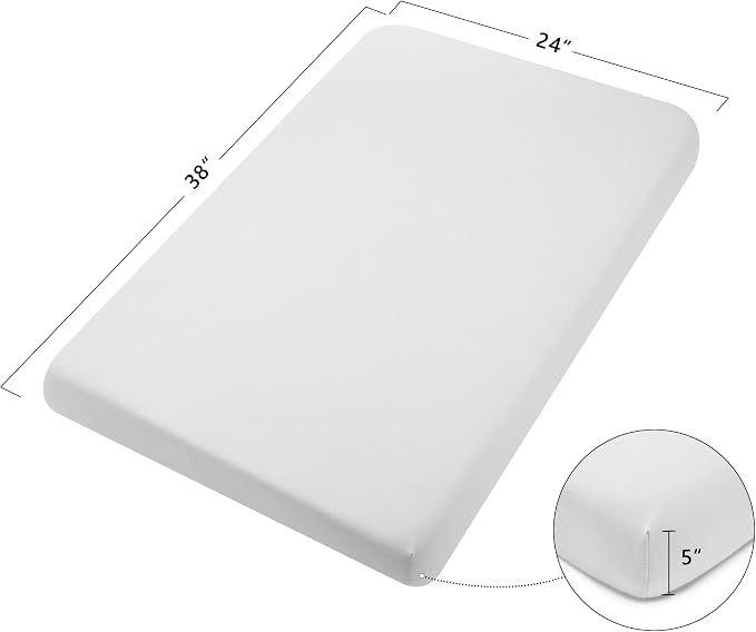 TILLYOU Mini Crib Fitted Sheets - Image 3