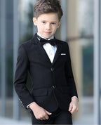 YuanLu Boys Suit for Kids Tuxedo Wedding Ring Bearer Outfit, 5 Piece Boy Slim - Image 4