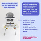 CATCHY - Food Catcher - Compatible - Highchair Sold Separately - Baby Food & - Image 5