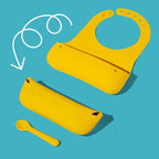 Avanchy Silicone Baby Bibs, Waterproof, Adjustable, BPA Free, Soft Unisex Set - Image 5