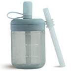 Moonkie Baby Straw Cup | Silicone Toddler Sippy Training Cup by Moonkie