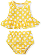 Aalizzwell Toddler Baby Girl Bathing Suit Two Piece Swimsuit Bikini Beach Wear by Aalizzwell