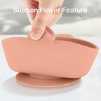 3 Pack Baby Bowls with Suction and 3 Pack Baby Spoons, BPA Free, Silicone Baby - Image 5