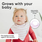 Copper Pearl 4 Pack Soft Cotton Baby Bibs - Image 5