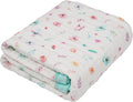 Organic Cotton Muslin Baby Blanket by Natchiketa