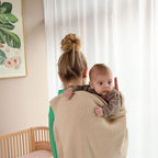 Knitted Organic Cotton Baby Blanket- Swaddle Blanket - Image 4