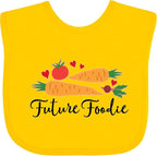 inktastic Future Foodie Cute Vegetable Baby Bib by Inktastic