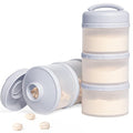 Termichy Stackable Formula Dispenser Portable Milk Powder Container, 2 Pack by Termichy