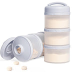 Termichy Stackable Formula Dispenser Portable Milk Powder Container, 2 Pack by Termichy