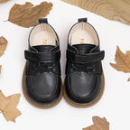 ohsofy Infant Baby Boy Oxford Shoes PU Leather Loafers Rubber and Soft Sole - Image 2