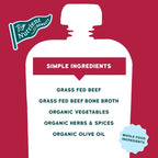 Serenity Kids 7+ Months Beef Pot Roast Bone Broth Puree Baby Food Pouches - Image 3