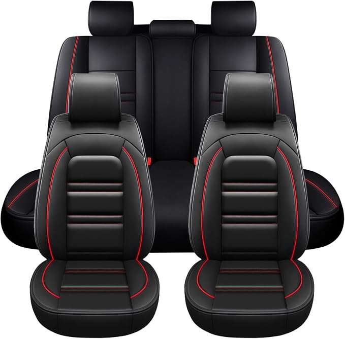 Seat Covers for Hyundai Car Sonata 2002-2025 | 5-Seats Leather Seat Covers by PACKMACH
