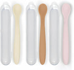 3-Piece Silicone Baby Feeding Spoons by Unknown
