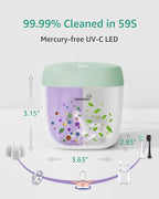 GROWNSY Pacifier Sanitizer Portable, UV Light Sanitizer on The Go, USB Charging - Image 5