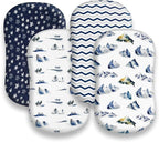 4 Pack Breathable Bassinet Sheets - Image 5