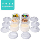 Termichy Stackable Formula Dispenser Portable Milk Powder Container, 2 Pack - Image 3