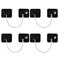 YEYA Upgraded Refrigerator Locks 4 Pack, Baby Proof Cabinet Locks by YEYA