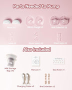 NCVI Wearable Hands Free Breast Pump, 4 Modes & 9 Levels - Image 7