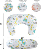 Little Grape Land Nursing Pillow, Upgraded Breast Feeding Pillow - Image 5