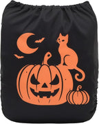 ALVABABY Halloween Baby Cloth Diapers One Size Adjustable Washable Reusable - Image 2