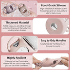 2 Pack Silicone Sleeves for Avent Natural Glass Bottles, Anti Breakage Bottle - Image 3