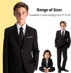 Boys’ Formal Suit 5 Piece Set, Toddler Tuxedos - Image 4