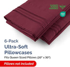 Queen Pillow Cases Set of 6 - Image 2