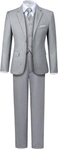 Boys' 5 Piece Formal Suit Set by Hipfun