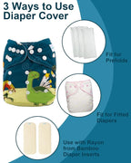 babygoal Cloth Diaper Covers 6 Pack - Image 4