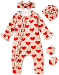 Aalizzwell Baby Girls Romper Outfit Fall Winter Clothes by Aalizzwell
