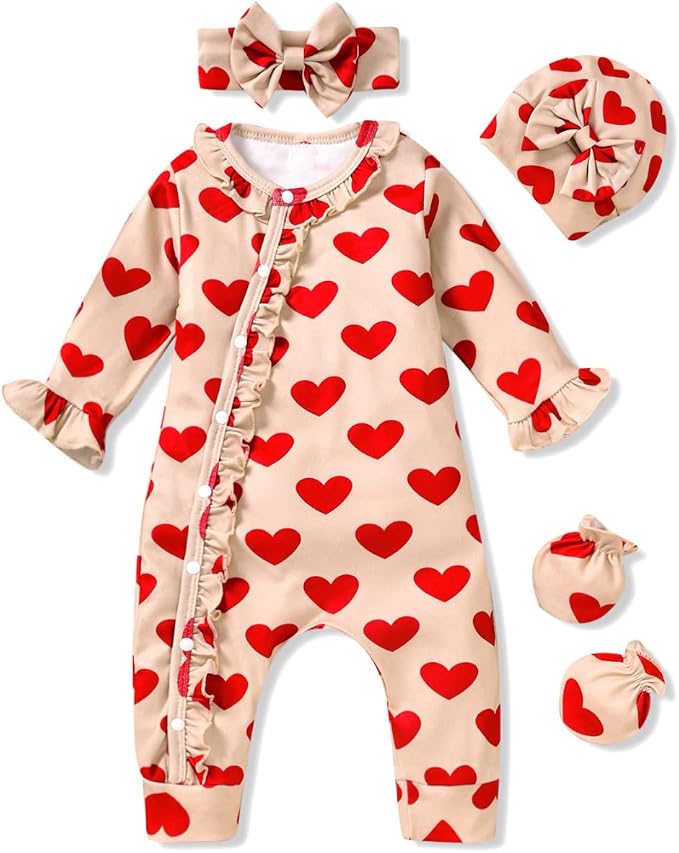 Aalizzwell Baby Girls Romper Outfit Fall Winter Clothes by Aalizzwell