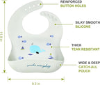 Accmor Silicone Baby Bibs, Waterproof Soft Bibs - Image 8
