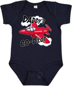 inktastic Daddys Co-Pilot for Fathers Day Baby Bodysuit by Inktastic