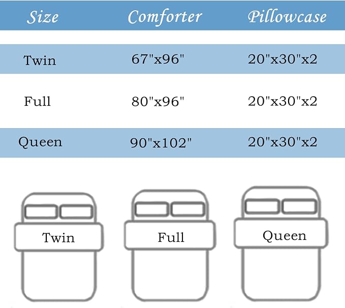 QOOMO Kawaii Cat Comforter Full Size, Cats Bedding Set - Image 7