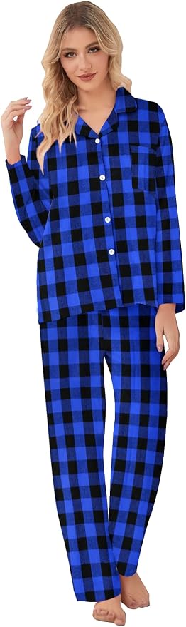 QZH.DUAO Matching Family Christmas Pajamas Set Long Sleeve Holiday Warm - Image 6
