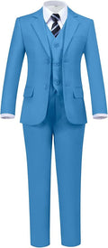 Boys' 5 Piece Formal Suit Set by Hipfun