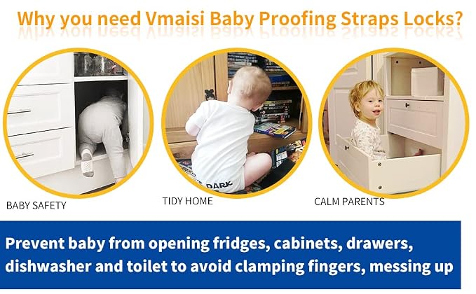 Vmaisi Baby Proofing Cabinet Locks - Image 5