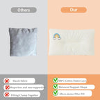 Toddler Pillow for 2, 5 Years Old-11”x 17”-100% Cotton Machine Washable Soft - Image 6
