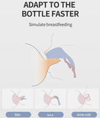 Glass Baby Bottles, Anti Colic Breastfeeding Bottle - Image 3