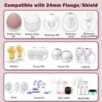 Flange Insert 8PCS 15/17/19/21mm*2Pcs Compatible - Image 2