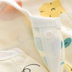 Kiddiezoom Baby Footed Cotton One-Piece Romper Jumpsuit Pajamas - Image 5